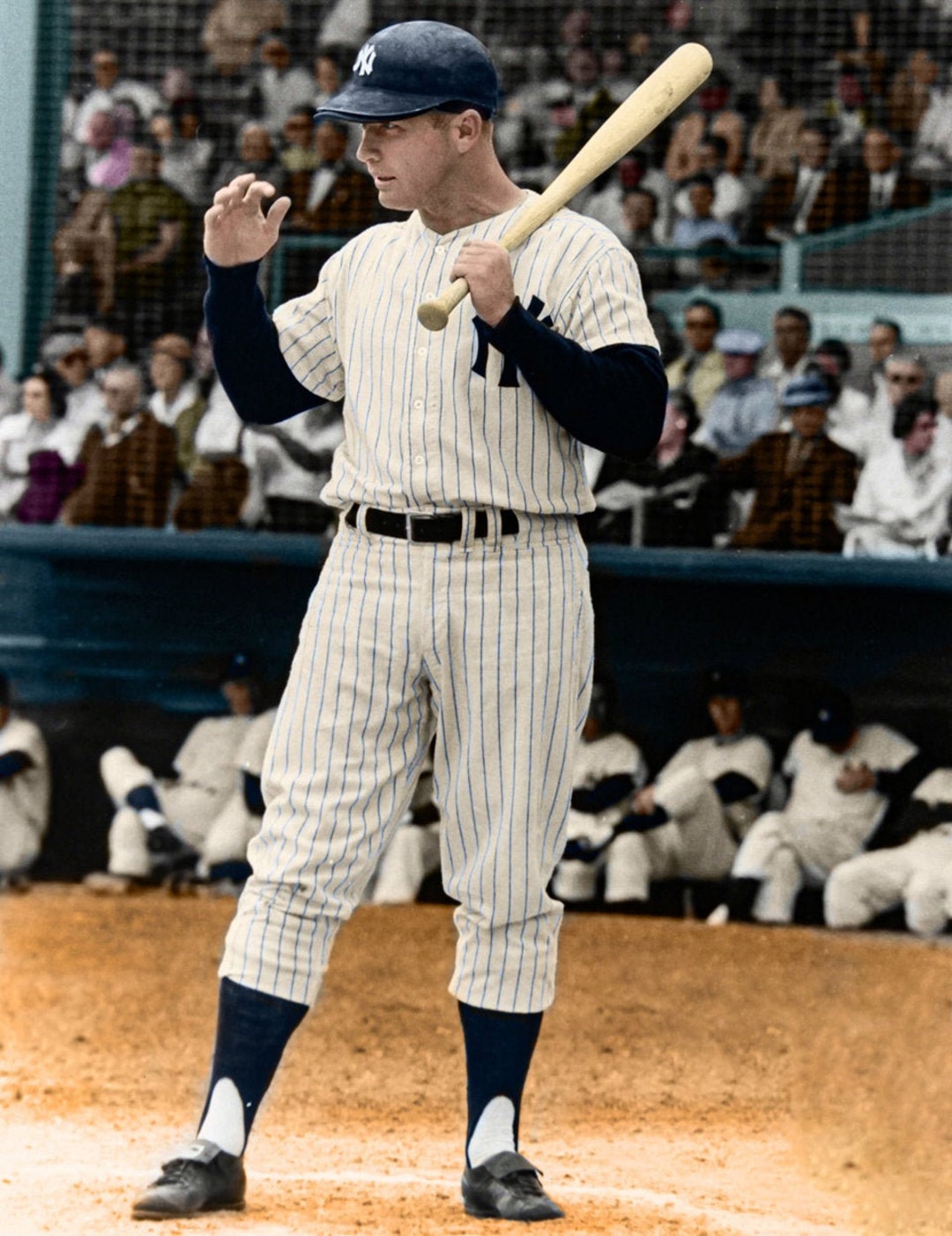 Yankee Legend Mickey Mantle COLORIZED 