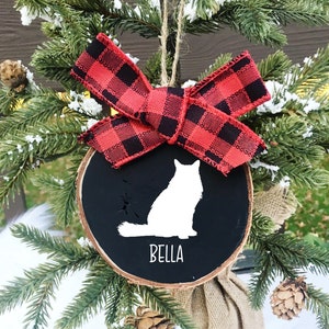 Katze Ornament | Katze Ornament | Haustier Ornament | Katze Geschenk | Katze Weihnachtsgeschenk | Katzenliebhaber | Katzenbesitzer Geschenk | Personalisiertes Katzengeschenk |