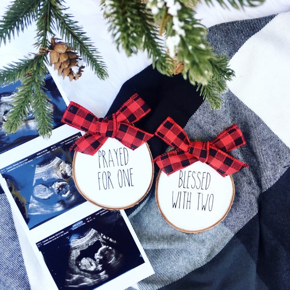 expecting twins ornament