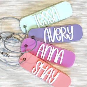 Personalized keychain | Name keychain | Backpack tag | Kids keychain | Girl keychain | Boy keychain | Tag for backpack | Keychain for bag