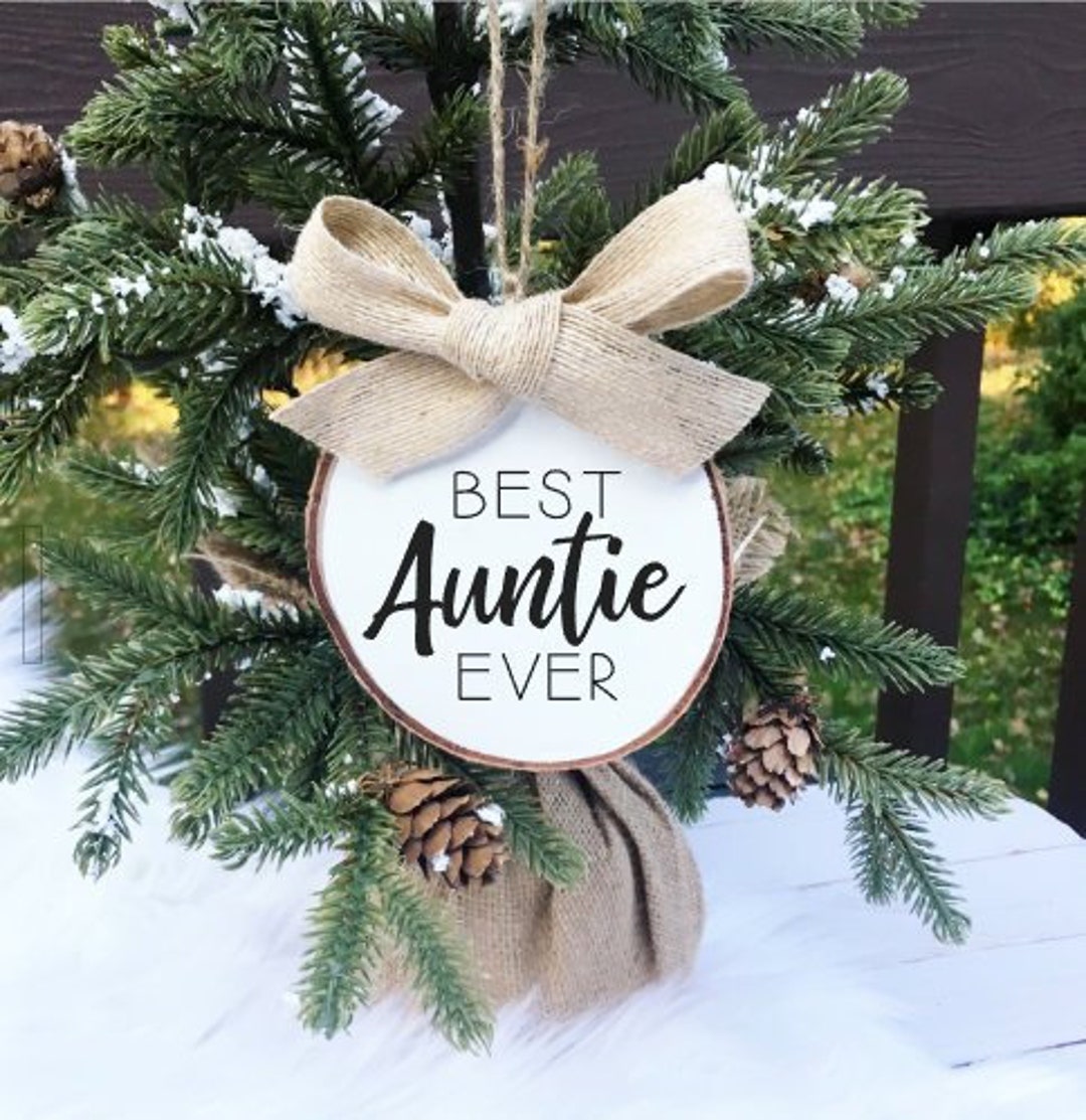 Aunt Ornament Best Aunt Ever Best Aunt Ever Ornament - Etsy