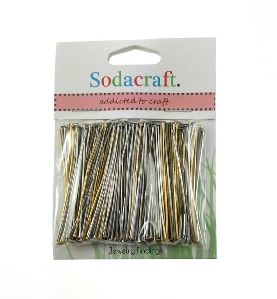 Assorted Mixed Color Flat Head Pins for Jewelry Making, Crafts