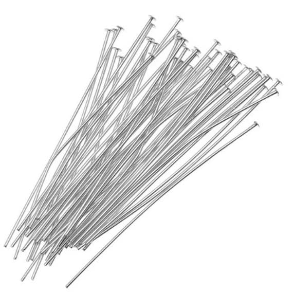 35mm, 21 Gauge Crafts- Nickel Free 1.4 Inch Antique Copper Small Flat Head Pins for Jewelry Making