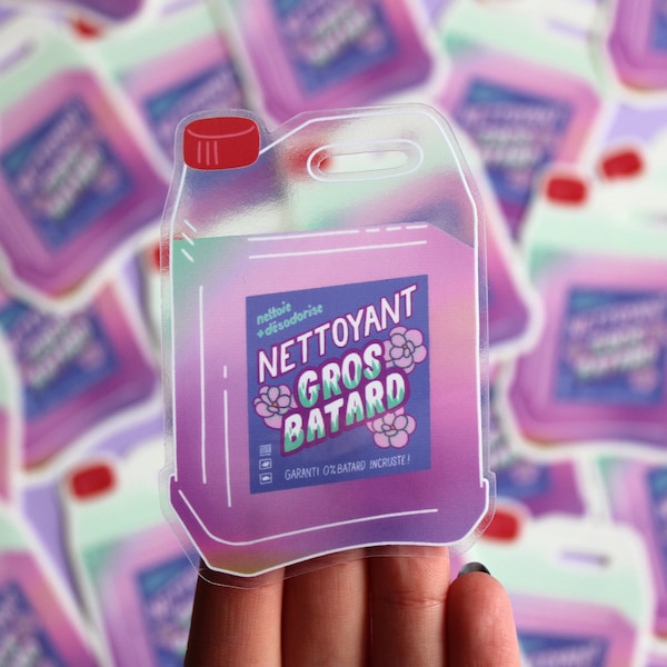 Transparent Cleaning Sticker