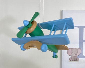 Wooden collectible airplane, Unique gift. Airplane for decoration. Ready to ship. 3.5 x 9.0 in