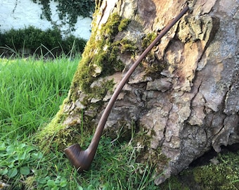 Pipe Gandalf - 16" Fini foncé - Longue pipe en bois