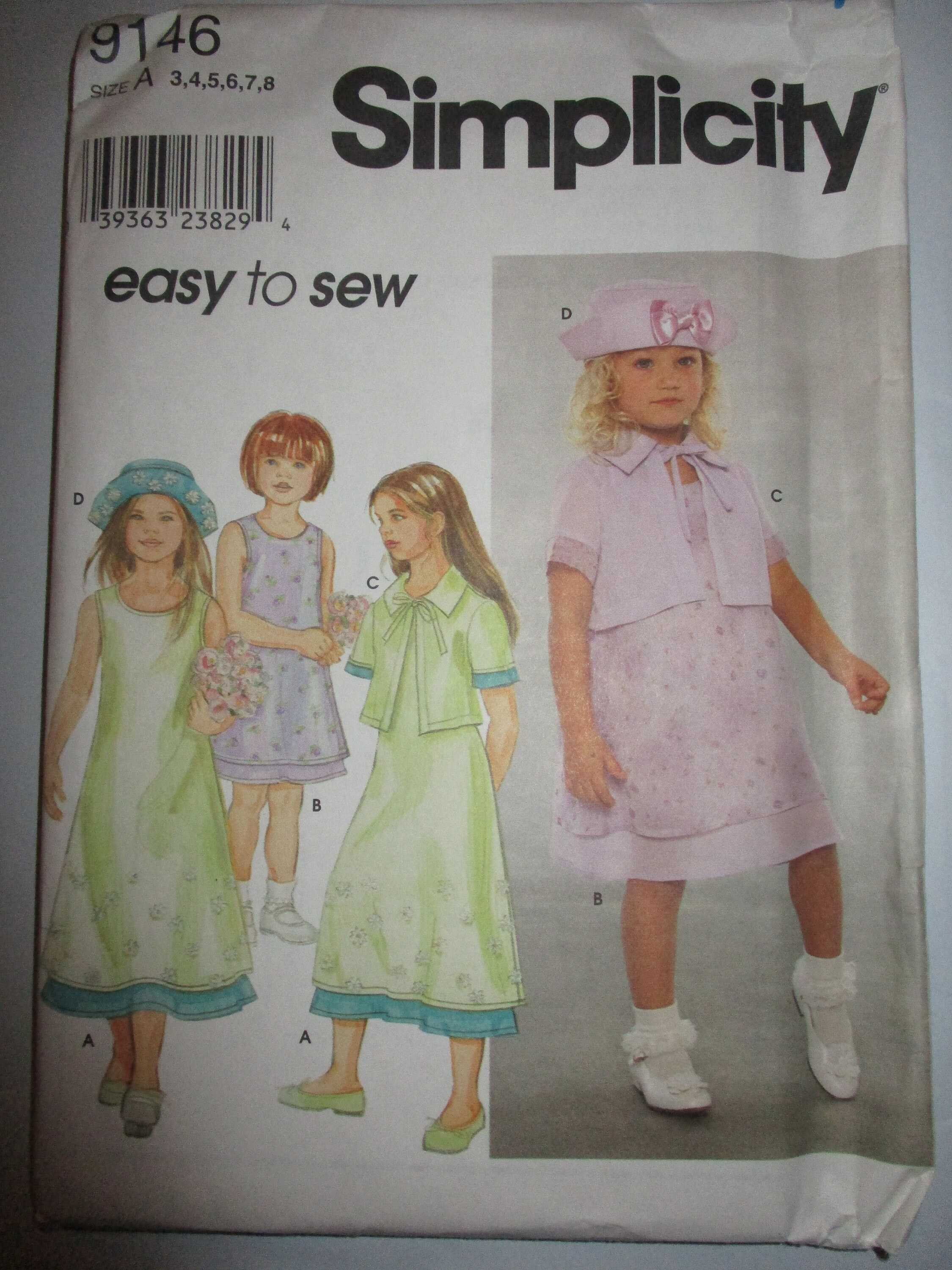Sewing Patterns Dress Patterns for Girls Size 38 Easter Etsy