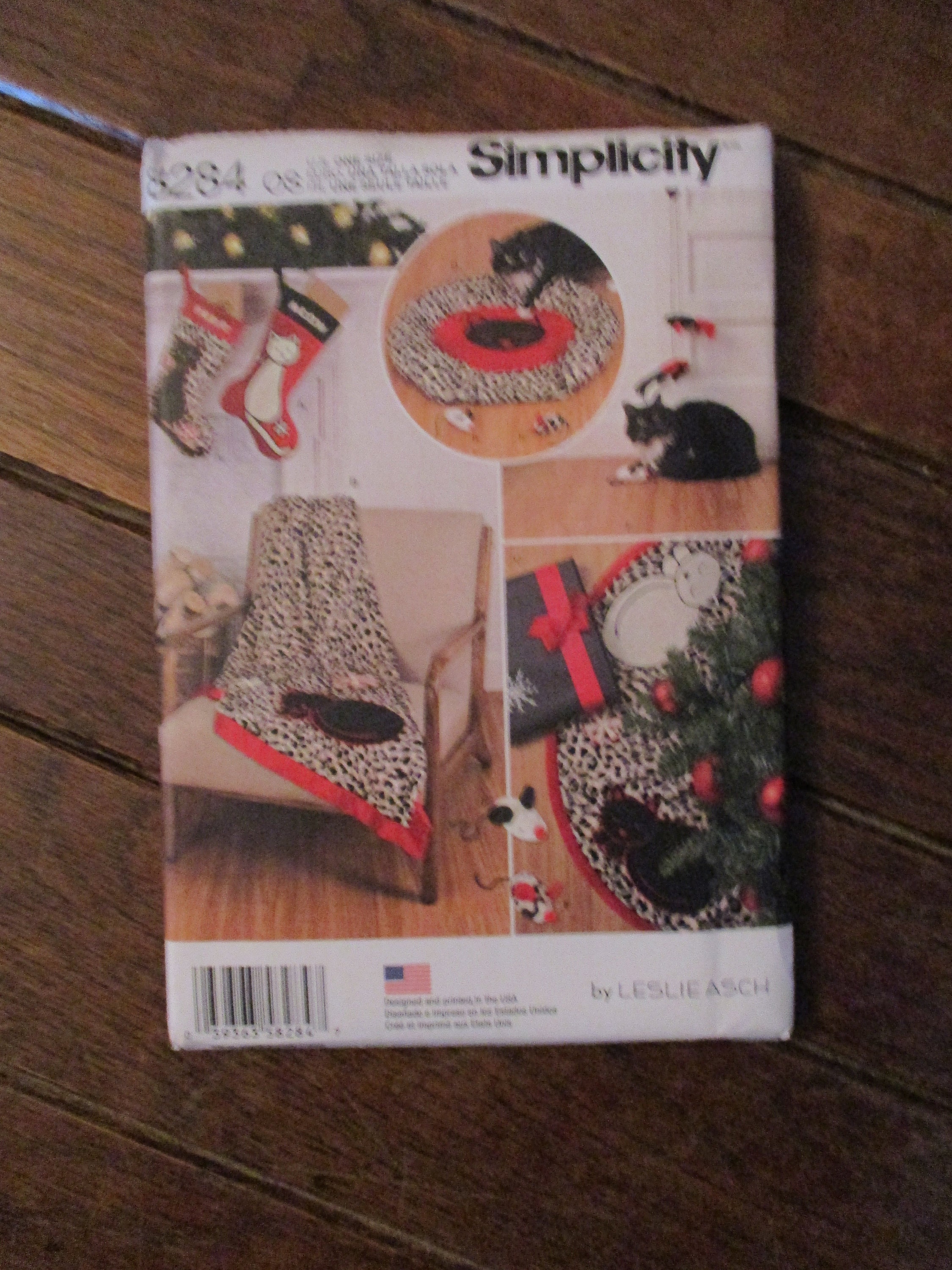 Pet Sewing Pattern Cat Bed Pattern Simplicity 8284cat Etsy
