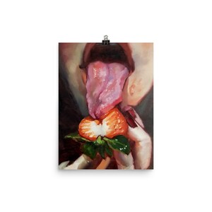 Erdbeere Split Poster