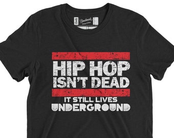 Hip Hop ist nicht tot beunruhigt Tri-Blend T-Shirt oder Hoodie