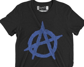 Klassisches Anarchy Logo Tri-Blend T-Shirt oder Hoodie