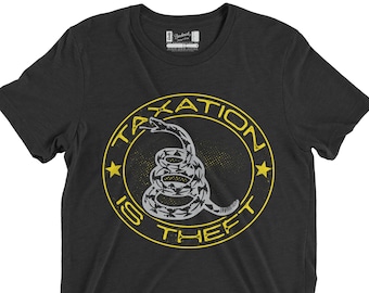 Besteuerung ist Theft Gadsden Tri-Blend T-Shirt oder Hoodie