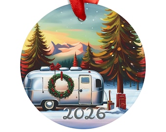 Adorno Airstream de acrílico de dos caras, regalo Airstream, remolque Airstream, caravana Airstream, decoración Airstream, equipo Airstream, regalo de camping, autocaravana