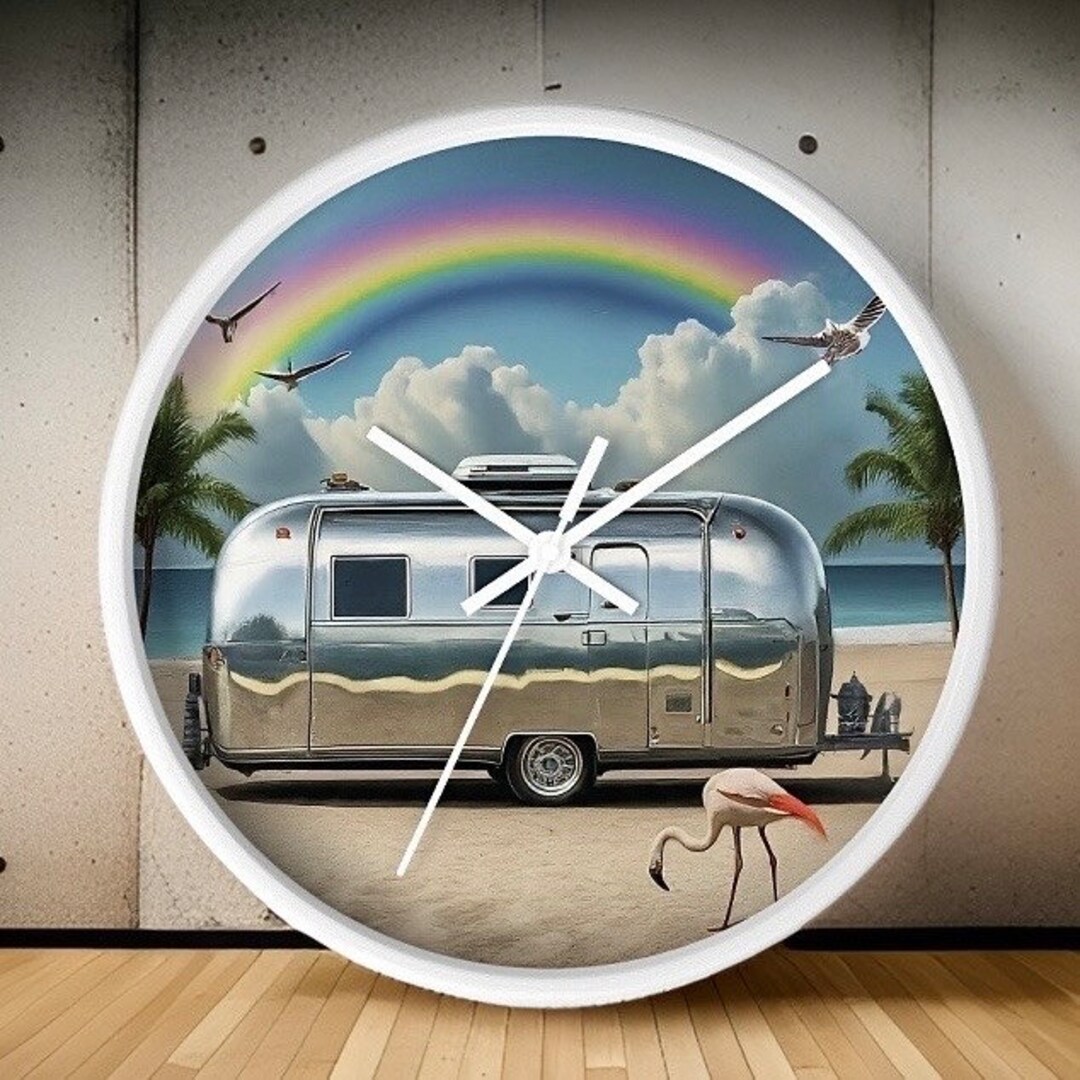 Airstream Clock, Airstream Gifts, Airstream Trailer, Airstream Camper, Airstream Decor, Camping