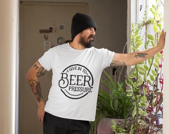 Beer Pressure T-shirt, alcohol, fun, funny, gift, mens, clothing, tee, summer,