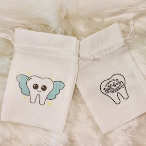 Tooth Fairy Pouch, tooth, tooth fairy bag, personalised gift, first tooth, tooth fairy, tooth fairy gift