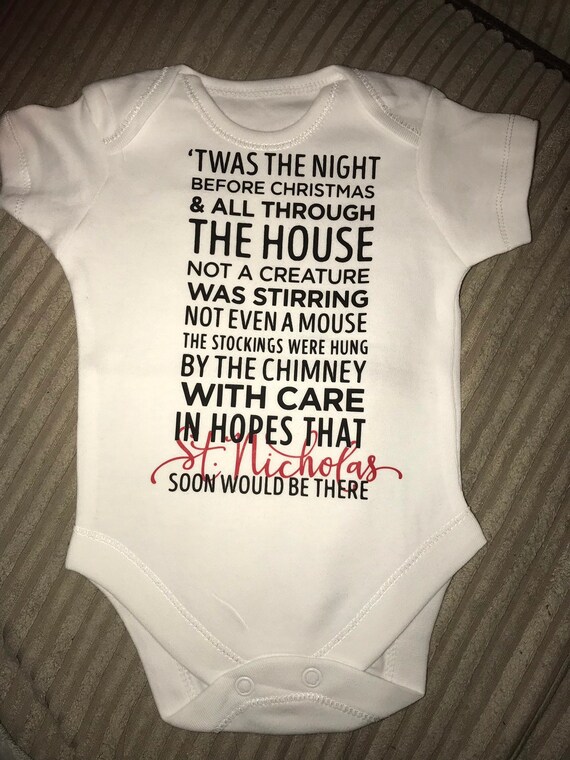 night before christmas baby stuff