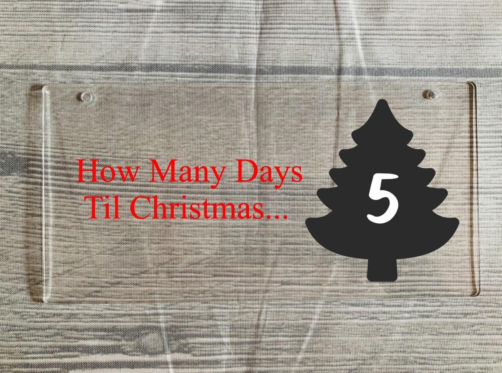 Wie viele Tage bis Weihnachten Countdown Schild Etsy Wie viele Tage bis Weihnachten Countdown Schild Etsy