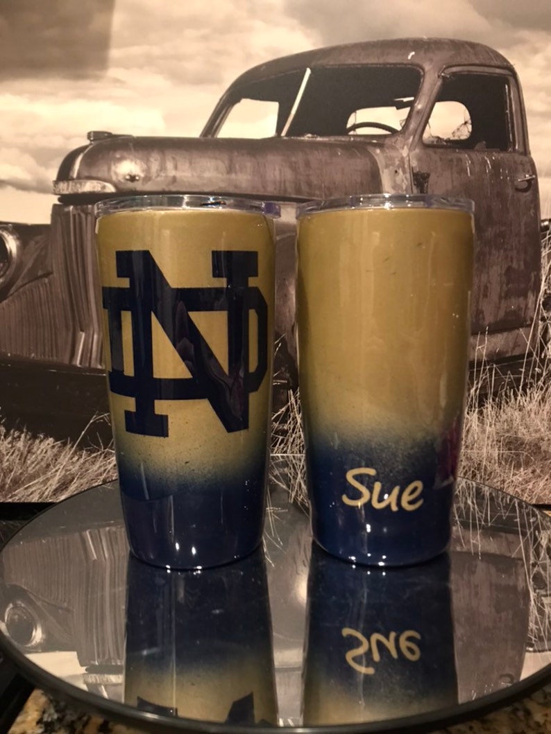 Notre Dame tumbler wedding gift anniversary gift house Etsy