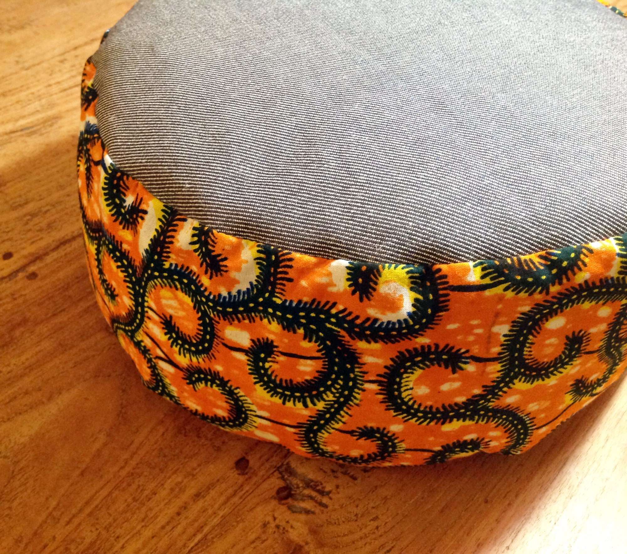 Yoga Pillow Meditation Pillow Seat Pillow Organic Jeans Etsy