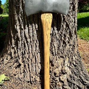 Restored Vintage double bit Craftsmen Vanadium axe with stamp image 5