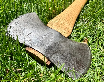 Restored Vintage double bit Craftsmen axe with stamp