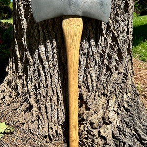 Restored Vintage double bit Craftsmen Vanadium axe with stamp image 2