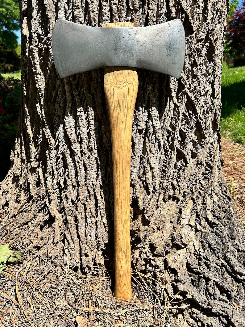 Restored Vintage double bit Craftsmen Vanadium axe with stamp image 2