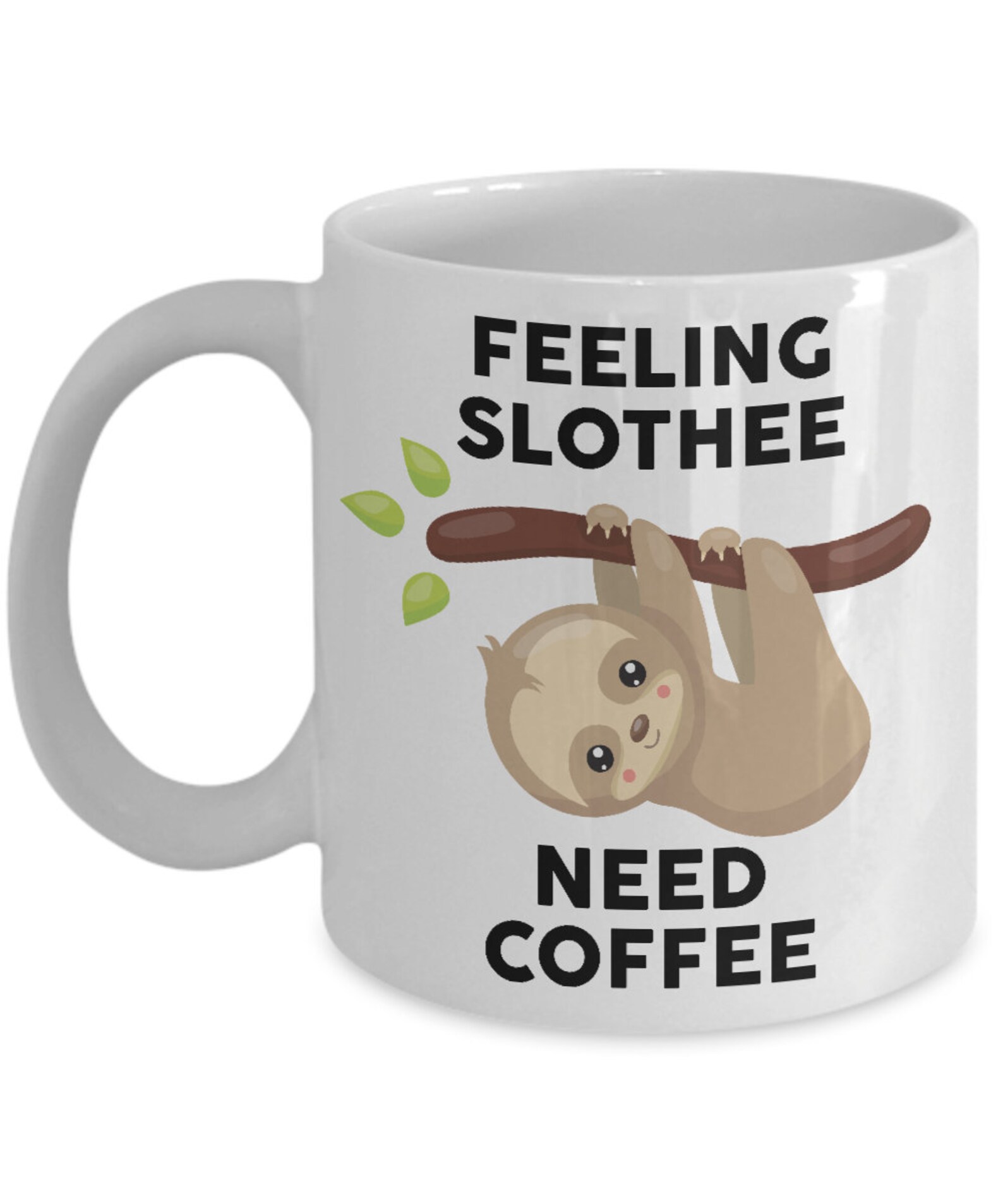 Sloth mug sloths lover coffee tea cup cute spirit animal gift Etsy