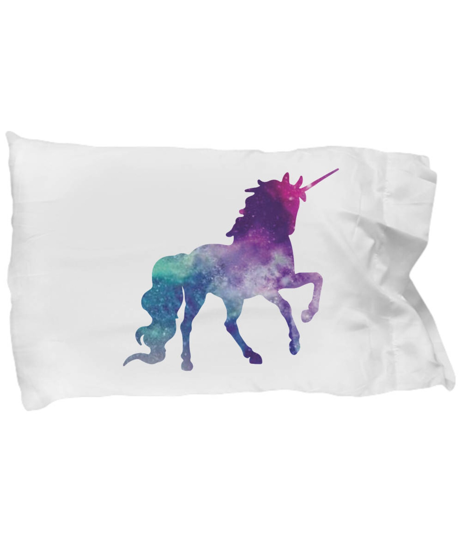 Purple Unicorn Pillowcase Pillow Case Etsy