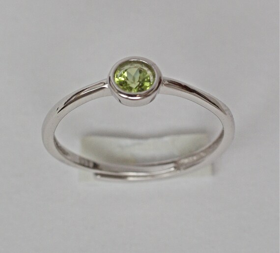 August Birthstone Ring Peridot Birthstone Sterling Silver Etsy Australia