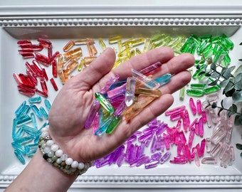 Mini Aura Quartz Points || Crystal Sprinkles
