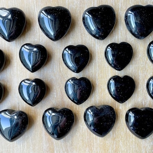 Black Obsidian Mini Heart
