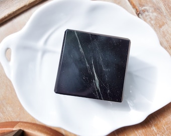 Black Obsidian Cube