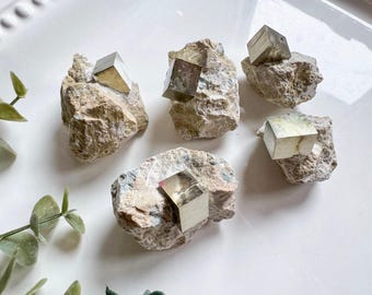 Mini Pyrite Cube in Matrix || Spain