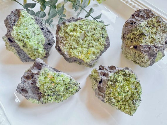 Peridot with Chrome Diopside and Spinel || Apache… - image 3