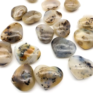 Dendritic Agate Mini Heart