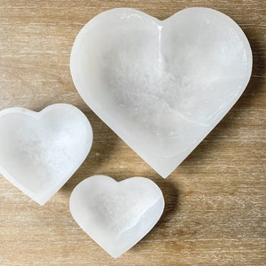 Selenite Heart Bowl