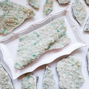 Green Apophyllite & Stilbite Slab