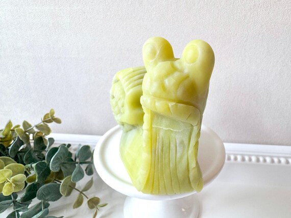 Xiuyan Jade Snail with Skull Shell Carving - image 6