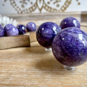Charoite Sphere