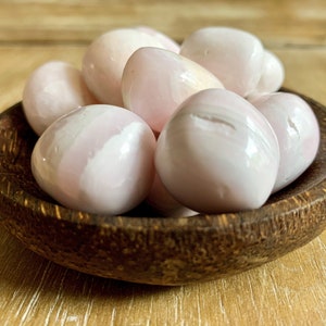 Pink (Magano) Calcite Tumbled Stone || Peru