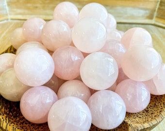 Rose Quartz Sphere || Mini