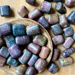 Ruby in Kyanite Tumbled Stone