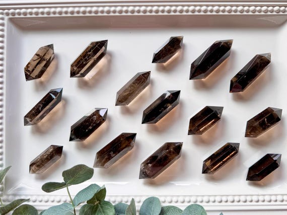 Smoky Quartz Double Terminated Point - image 1