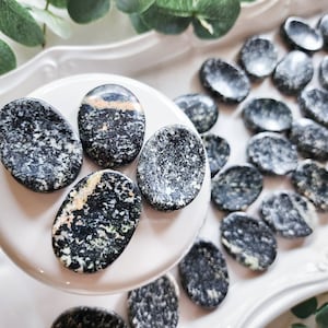 Zebra Spot Jasper Mini Worry Stone
