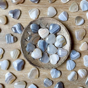 Banded Agate Mini Heart