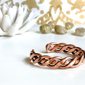 Copper Braided Bracelet