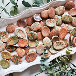 Unakite Mini Worry Stone