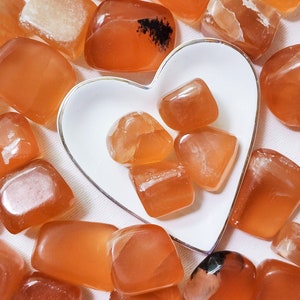 Honey Calcite Tumbled Stone ll Pakistan
